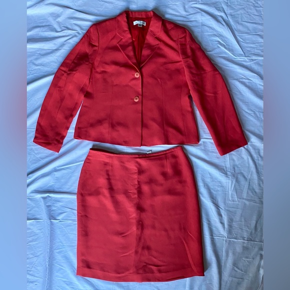 Casual Corner Dresses & Skirts - Casual Corner Women’s Red Suit